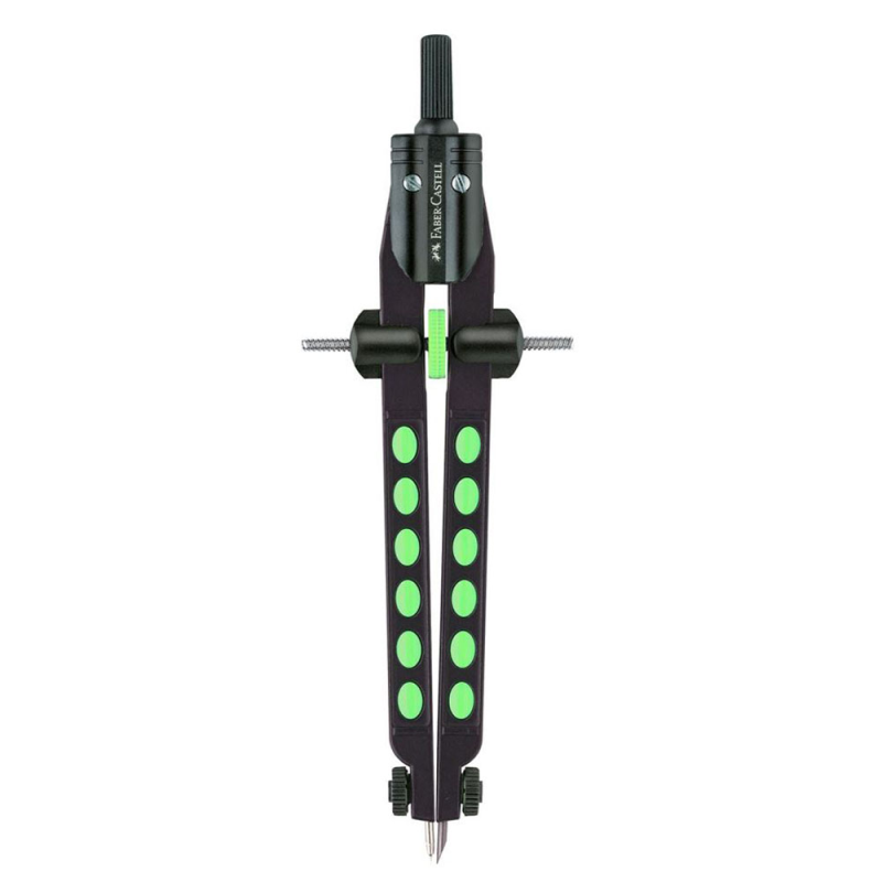 Faber Castell – Διαβήτης Quick Set Compass Factory, Neon Green 174342