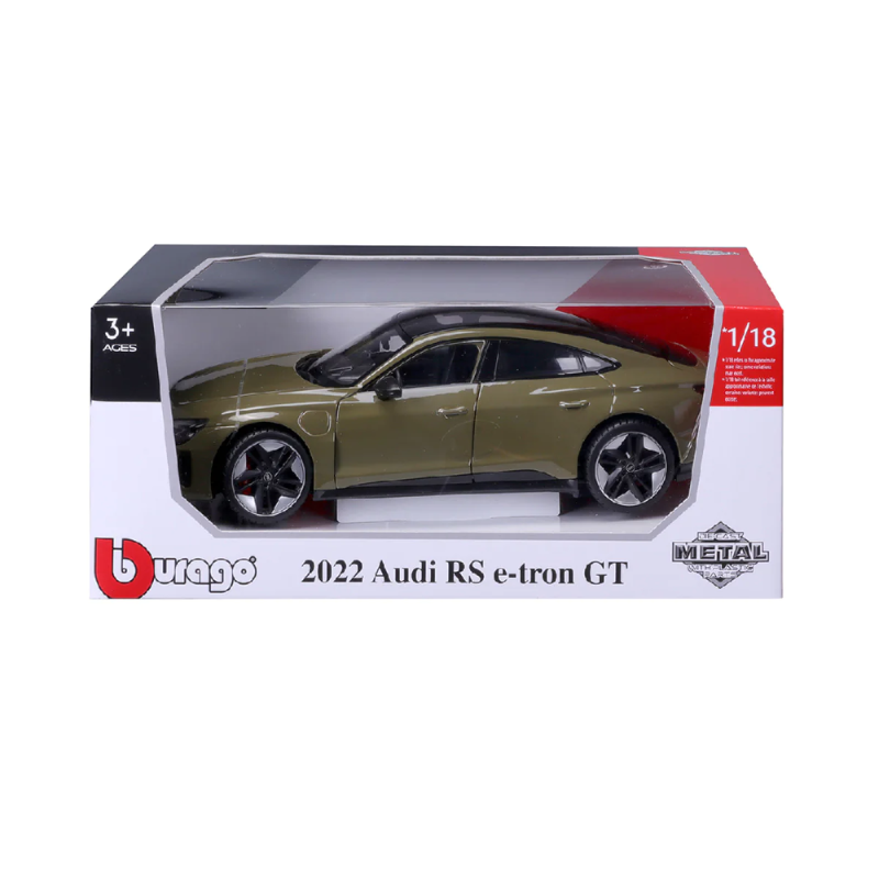 Bburago - 1/18 2022 Audi RS E-Tron GT, Green 18-11050