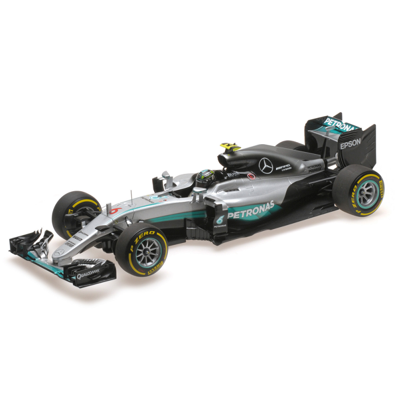 Bburago - 1/18 Race, Mercedes F1 W07 Hybrid Lewis Hamilton 18-18001
