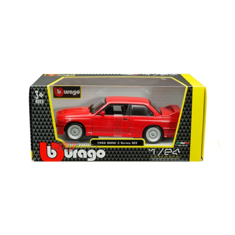 Bburago - 1/24 1988 BMW 3 Series M3 18-21100