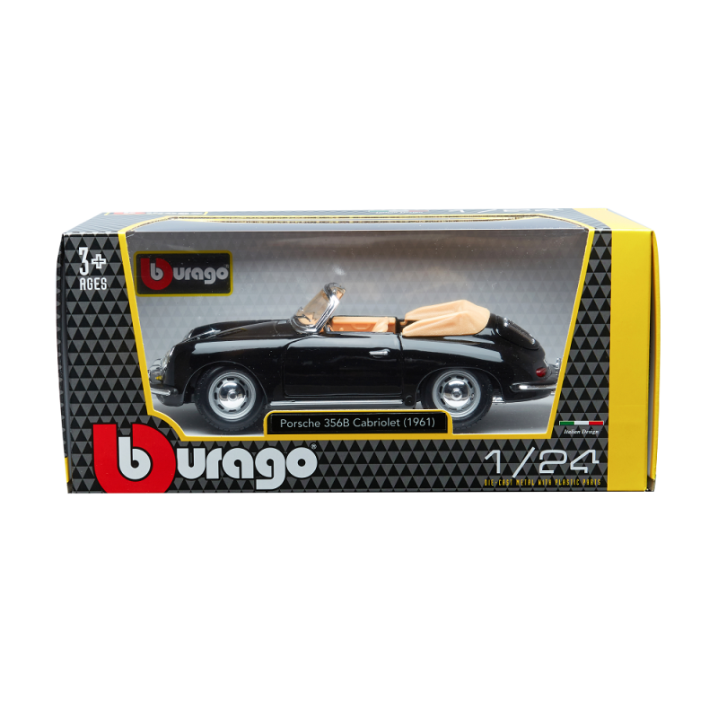 Bburago - 1/24 Porsche 365B Cabriolet 1961 18-22078