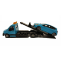 Bburago - 1/43 Flatbed Transport, Renault Clio On Flatbed 18-31401 (18-31400)