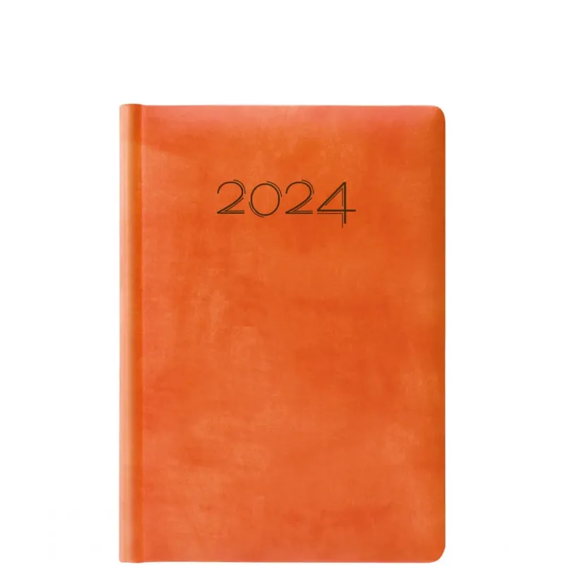 Θεοφύλακτος – Ημερήσιο Ημερολόγιο Wall 2024, Orange 14.5×20.5 686E2.583