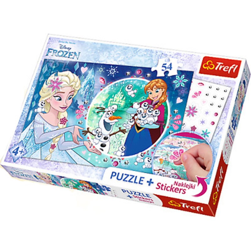 Trefl Puzzle 54 Pcs Magical Power Of Elsa 75115