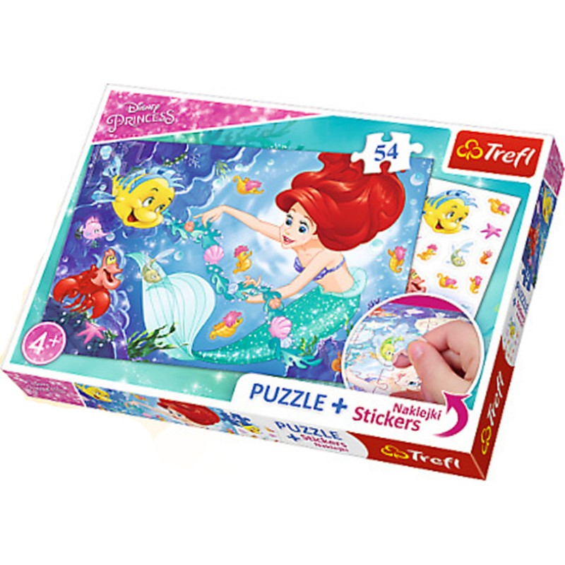 Trefl Puzzle 54 Pcs Ariel Among Fish 75114