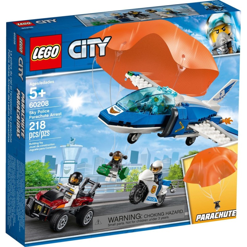 Lego City - Sky Police Parachute Arrest 60208