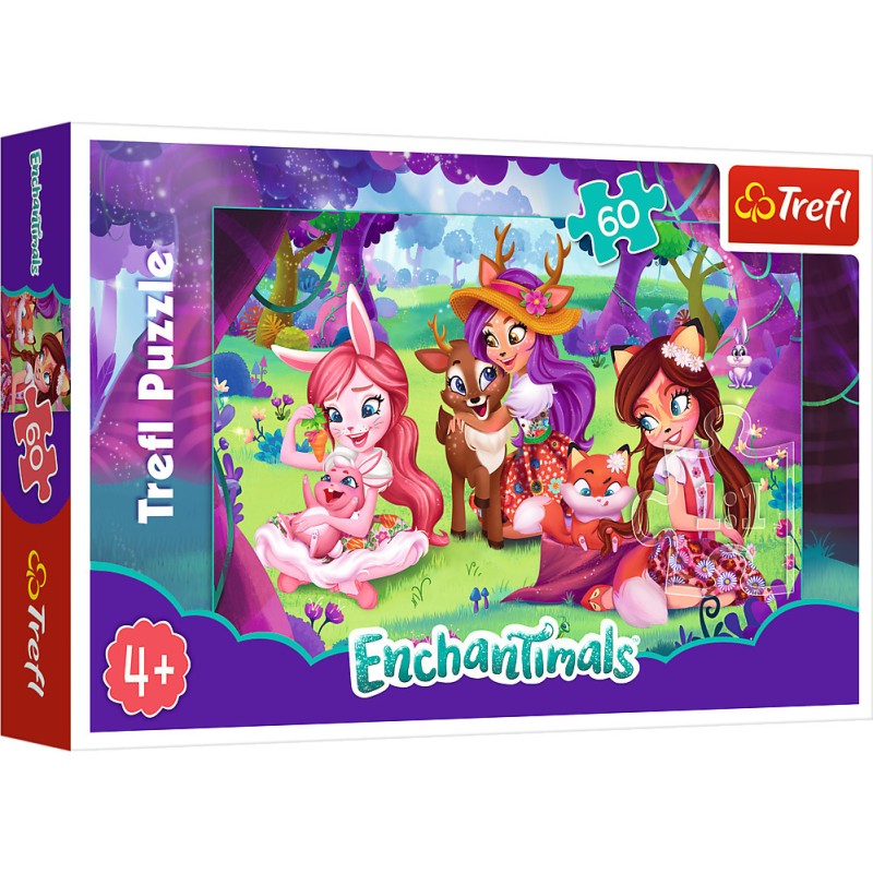 Trefl - Puzzle Enchantimals Afternoon With A Friend 60 Pcs 17318