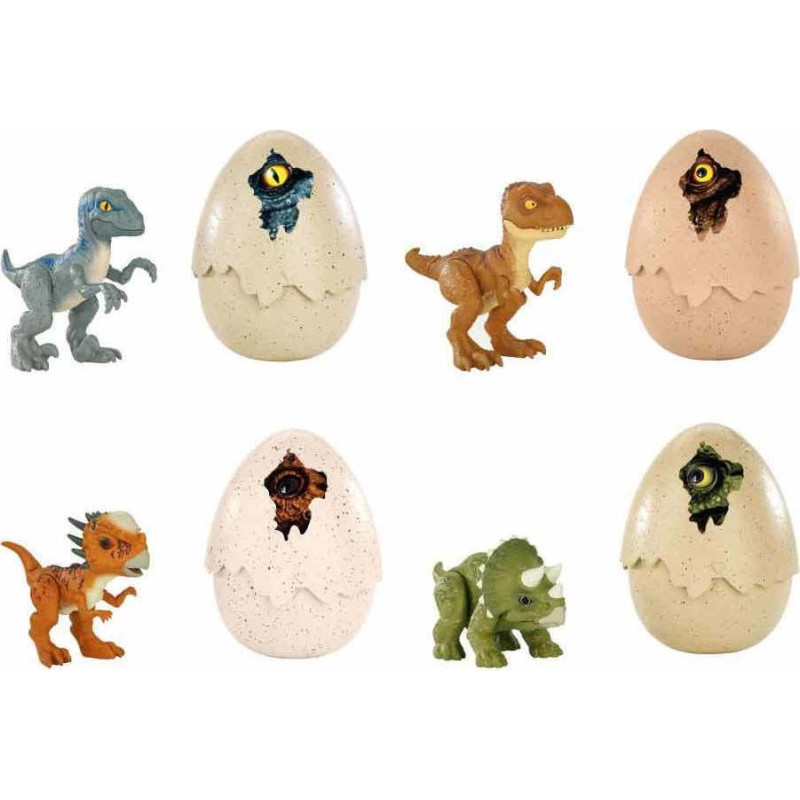Mattel Jurassic  Αυγά-4 Σχέδια (FMB91)
