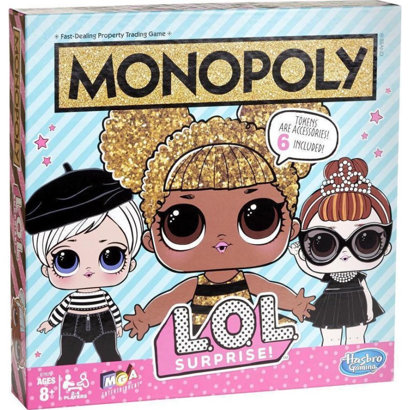 Hasbro - Επιτραπέζιο - Monopoly L.O.L. E7572