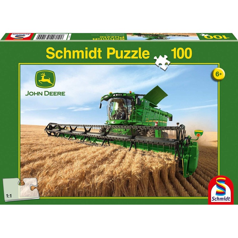 Schmidt Spiele - Puzzle John Deere Combine Harvester S690 100 Ps 56144