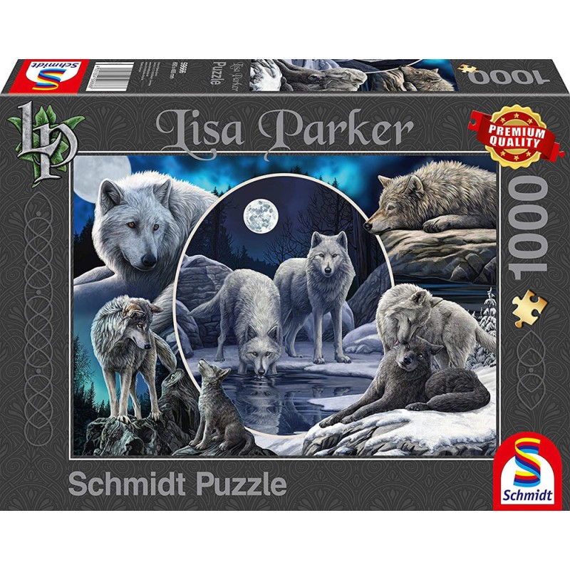 Schmidt Puzzle 1000 Pcs Lisa Parker Μεγαλοπρεπείς Λύκοι 59666