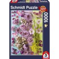 Schmidt Spiele  – Puzzle Violet Blossoms 1000 Pcs 58944