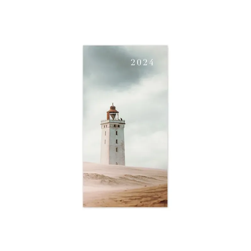 Adbook - Εβδομαδιαία Κάθετη Ατζέντα Aesthetic 2024, Lighthouse 9x17 HM-3449