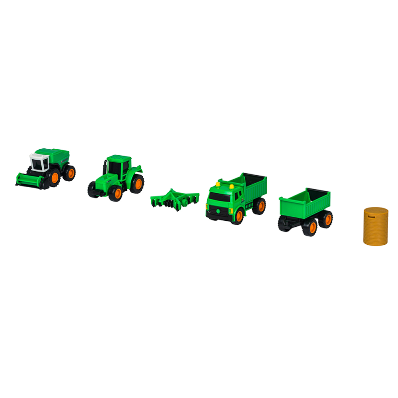 Nikko, Road Rippers - Mini 5 Pack, Farm Set (4"/10cm) 20384 (20380)