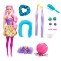 Mattel Barbie - Color Reveal, Hair Feature, Μωβ HBG39 (HBG38)