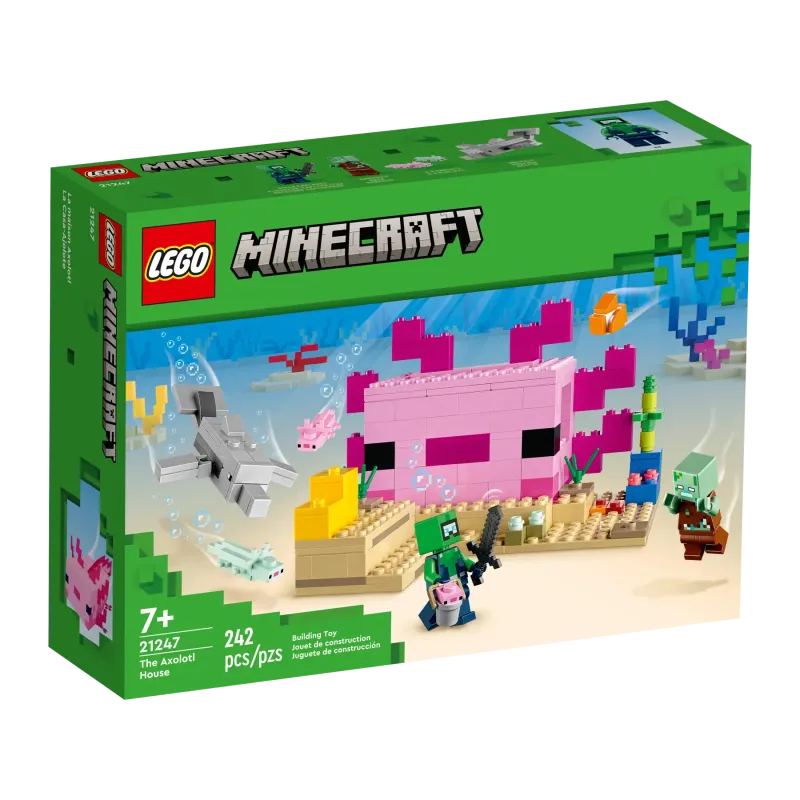 Lego Minecraft - The Axolotl House 21247