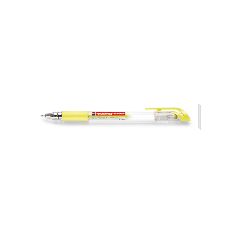 Edding - Στυλό Gel Roller 2185 0.7mm Παστέλ Κίτρινο 2185-135