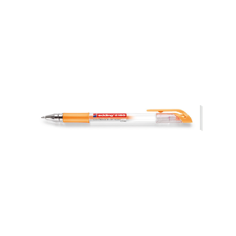 Edding - Στυλό Gel Roller 2185 0.7mm Παστέλ Πορτοκαλί 2185-136