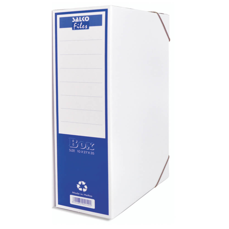 Salko Paper - Κουτί Λάστιχο, Οντουλέ 10cm Μπλε 2240