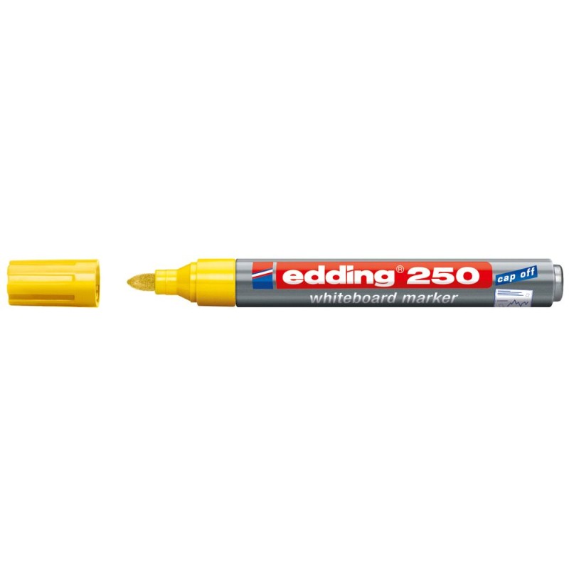 Edding – Μαρκαδόρος Λευκού Πίνακα 250, Κίτρινο 250-5