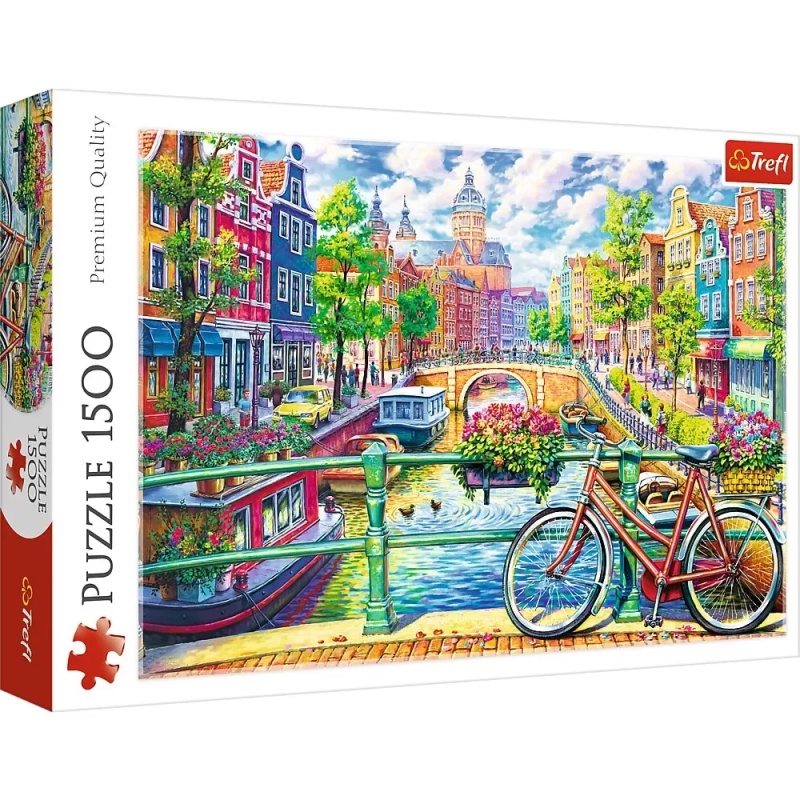 Trefl - Puzzle Amsterdam Canal 1500 Pcs 26149