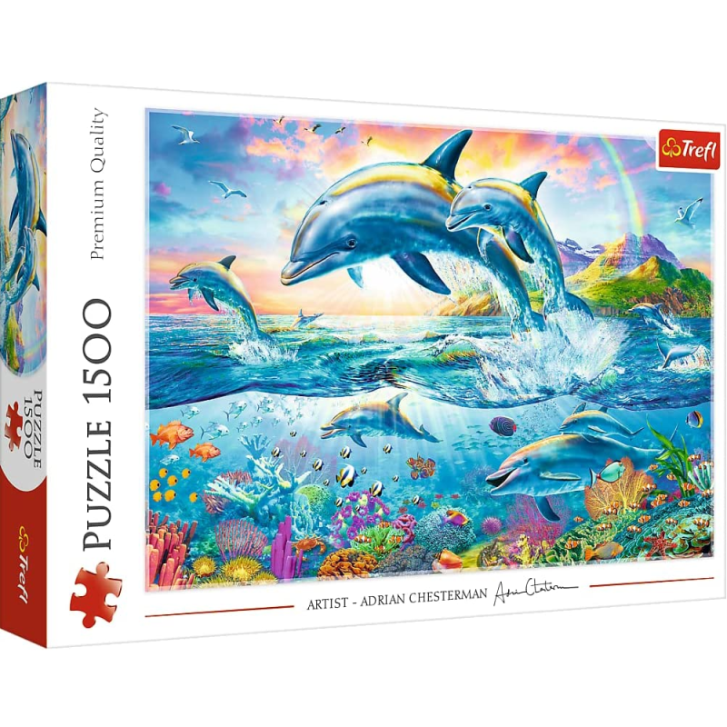 Trefl - Puzzle Dolphin Family 1500 Pcs 26162