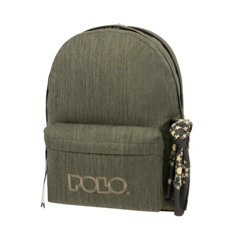 Polo – Original Double Σακίδιο Πλάτης Με Μαντήλι, Jean Lead 2023 9-01-235-2800 + Δώρο Διορθωτική Ταινία Edding