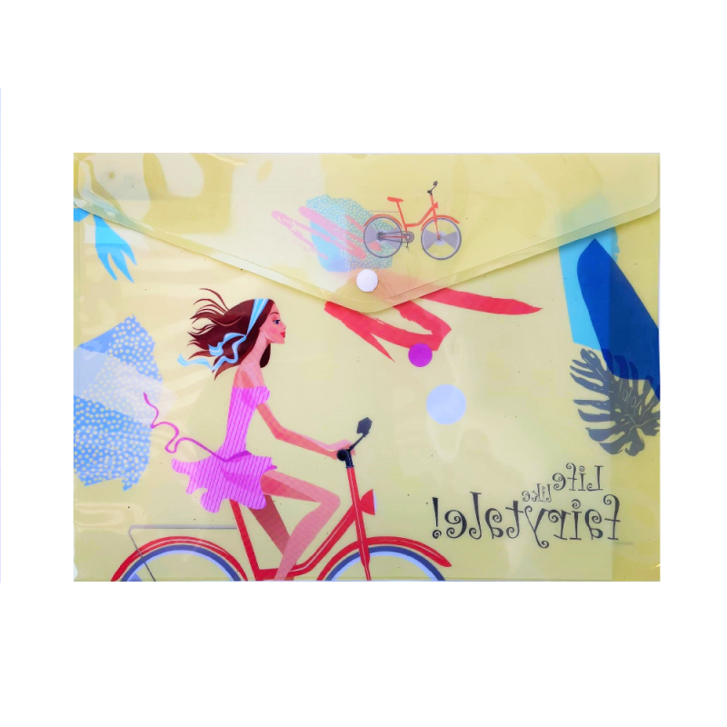 A&G Paper - Φάκελος Κουμπί A4, Fairytale Bike 29019