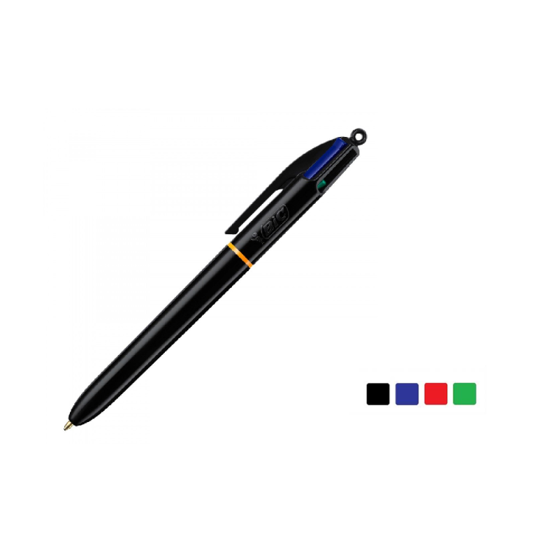 Bic - Στυλό 4 Colours Pro, Μαύρο 290990