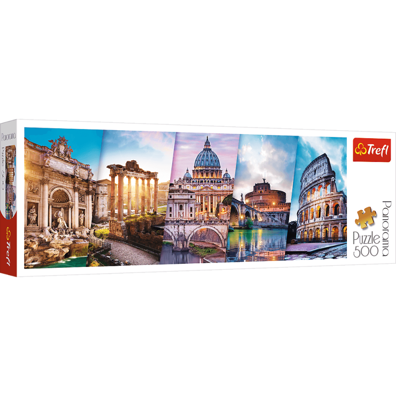 Trefl - Puzzle Panorama, Traveling To Italy 500 Pcs 29505