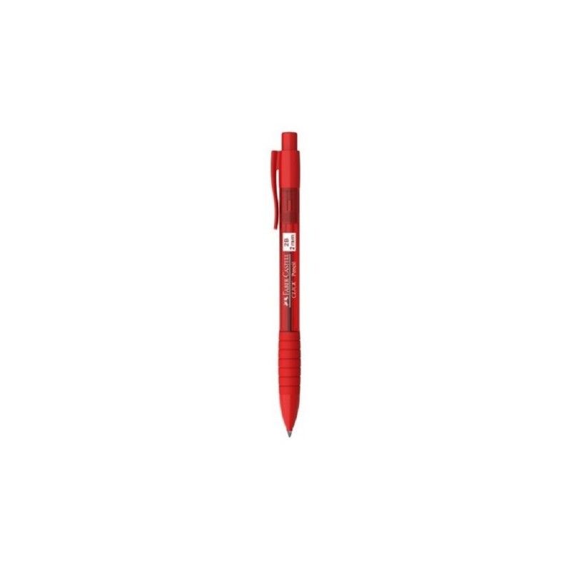Faber Castell - Μηχανικό Μολύβι Click Pencil 2.0mm, Κόκκινο 132821