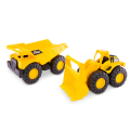 Nikko, Rhino Construction - Mega Buliding Machines 2 Pack, Φορτηγό Απόρριψης & Φορτωτής Τροχών 30112 (30110)