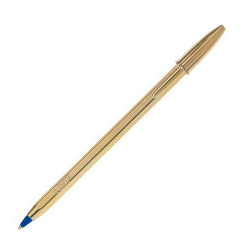 Bic - Στυλό Cristal Shine Gold 1.0 Μπλε 356054