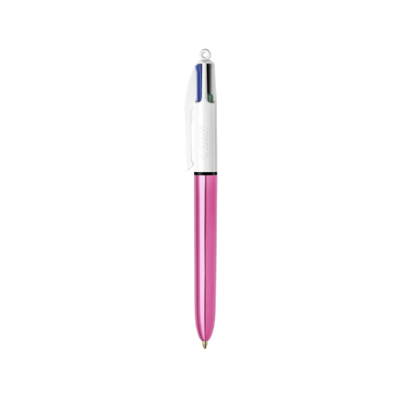 Bic - Στυλό 4 Colours Shine, Ροζ 310391