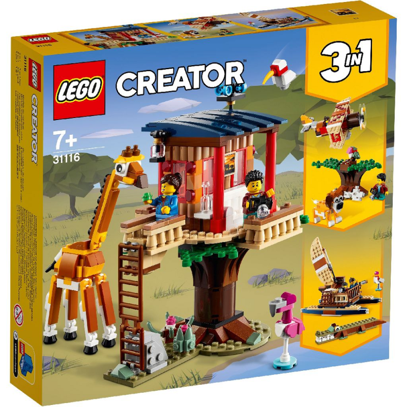 Lego Creator - Safari Wildlife Tree House 31116