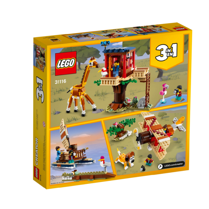 Lego Creator - Safari Wildlife Tree House 31116