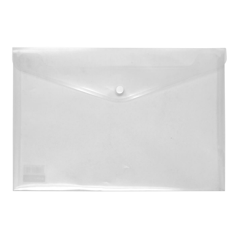 Salko Paper - Φάκελος Κουμπί A4, Διαφανές Λευκό 3150