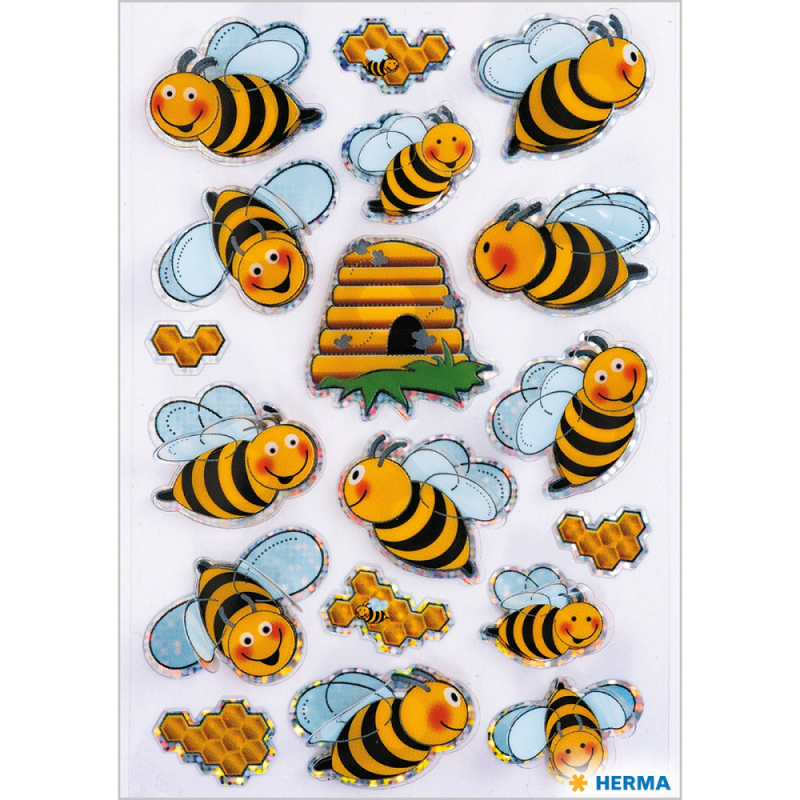 Herma - Αυτοκολλητάκια 3D, Bees 3227