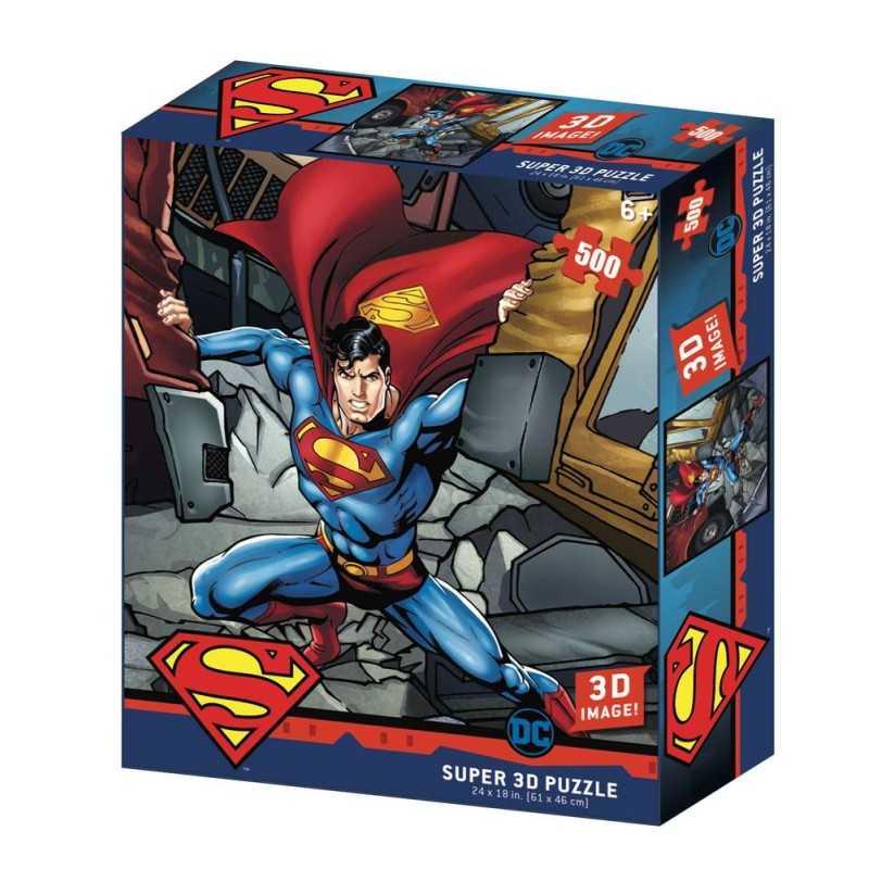 Prime 3D - 3D Puzzle, Superman Strength 500 Pcs 32523