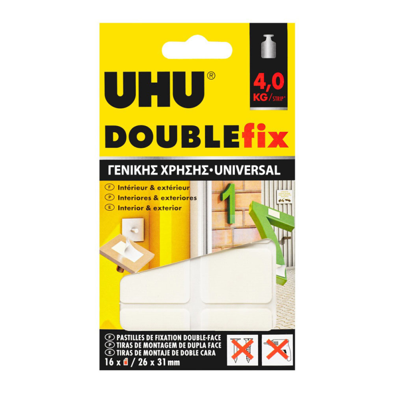 Uhu - Doublefix Universal 16 Τμχ 32910