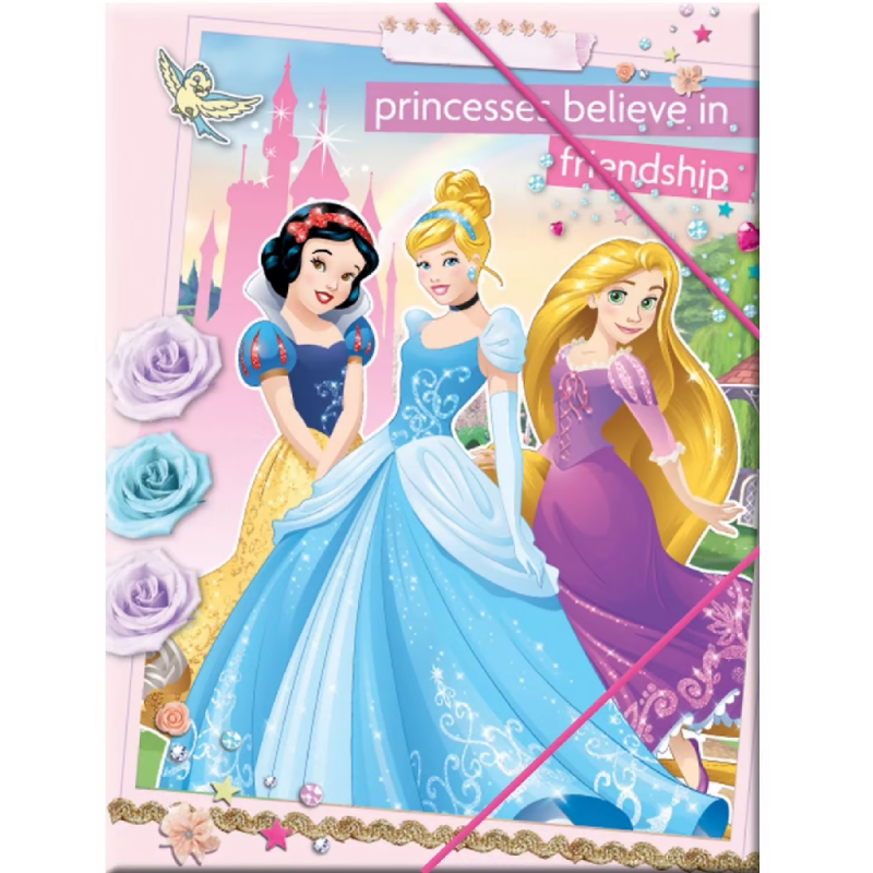 Gim - Ντοσιέ Με Λάστιχο A4, Princess Believe In Friendship 331-47515