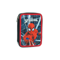 Gim – Κασετίνα Διπλή Γεμάτη Spiderman, Black City 337-05100