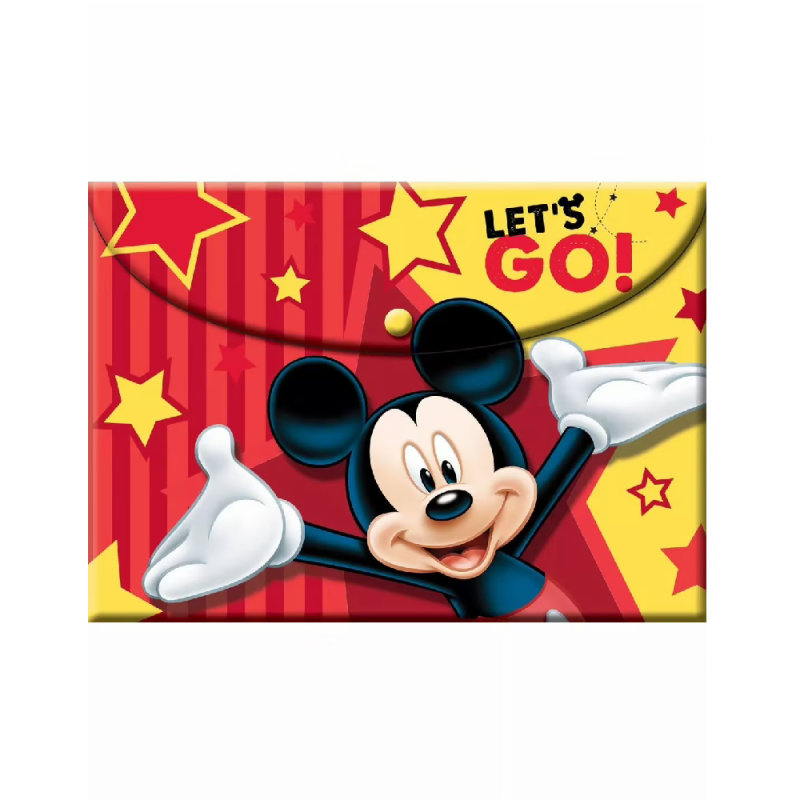 Gim - Φάκελος Κουμπί A4, Mickey Lets Go! 340-70580