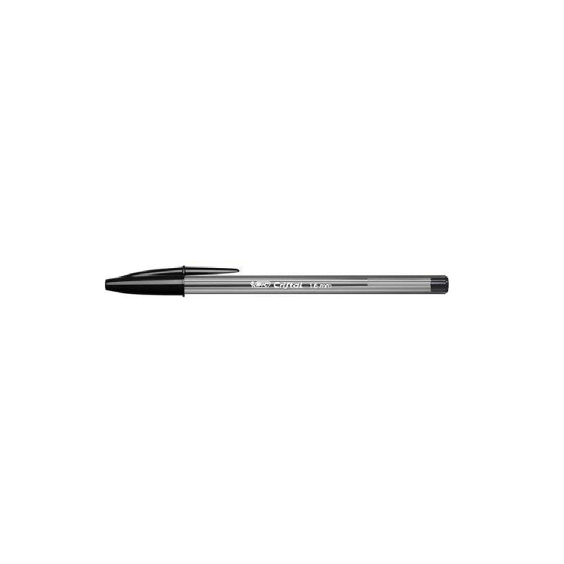 Bic - Στυλό Διαρκείας Cristal Large 1.6 mm Μαύρο 340495
