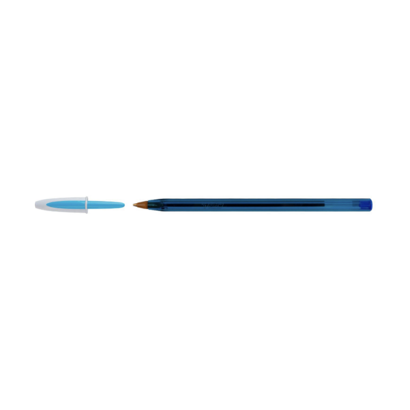 Bic - Στυλό Διαρκείας Μπλε Cristal Like Me Medium 1.0 mm Γαλάζιο 341575