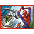 Trefl - Puzzle 4 in 1, The Heroic Spider-Man 35/48/54/70 Pcs 34384