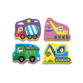 Trefl - Baby Puzzle, Vehicles On Construction 3/4/5/6 Pcs 36072