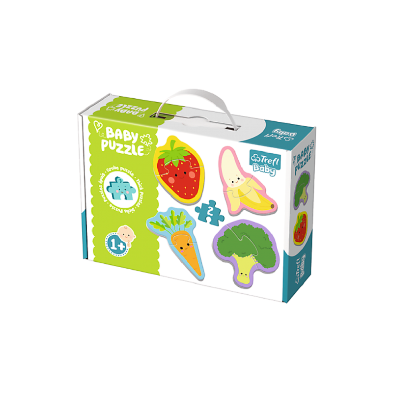 Trefl - Baby Puzzle, Fruit & Vegetables 2/2/2/2 Pcs 36076