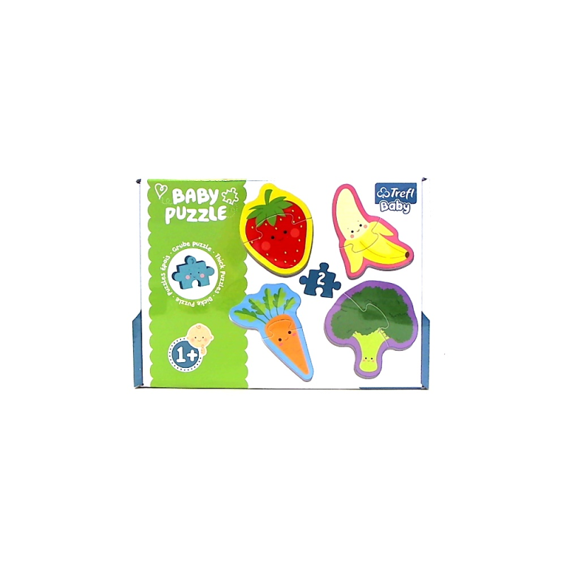 Trefl - Baby Puzzle, Fruit & Vegetables 2/2/2/2 Pcs 36076