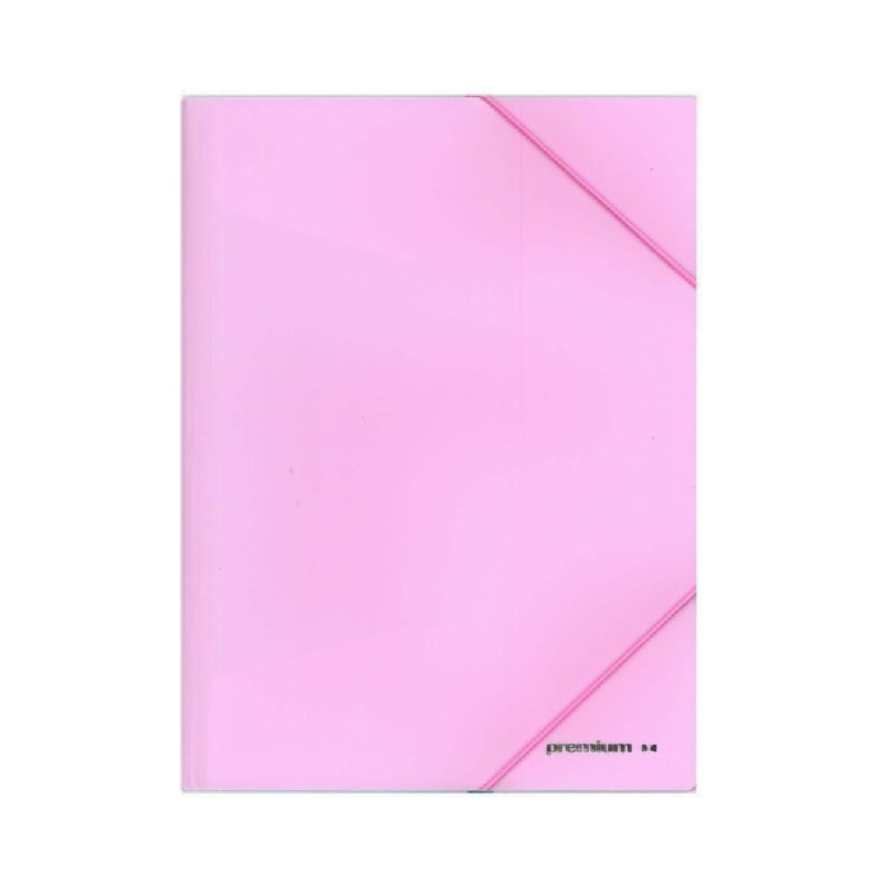 A&G Paper - Ντοσιέ Με Λάστιχο Πρεσπάν A4, Παστέλ Ροζ 36376